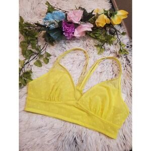 Under Armour Heat Fitted Gear Sports Bra Neon Yellow Womens Medium NEW $39.99